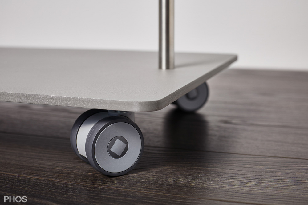 GW2 Гардеробная тележка Twin Pur с 12 крючками для одежды, основание: серое. PHOS  - Вид №4