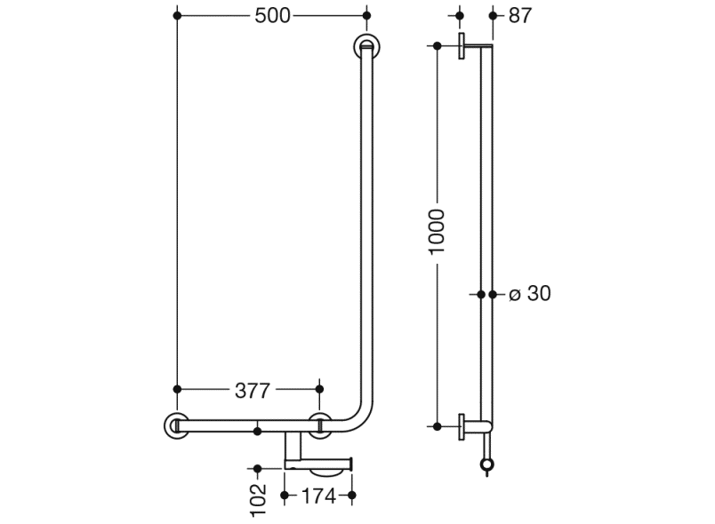 900.22.14660 угловая ручка HEWI System 900 - Вид №4