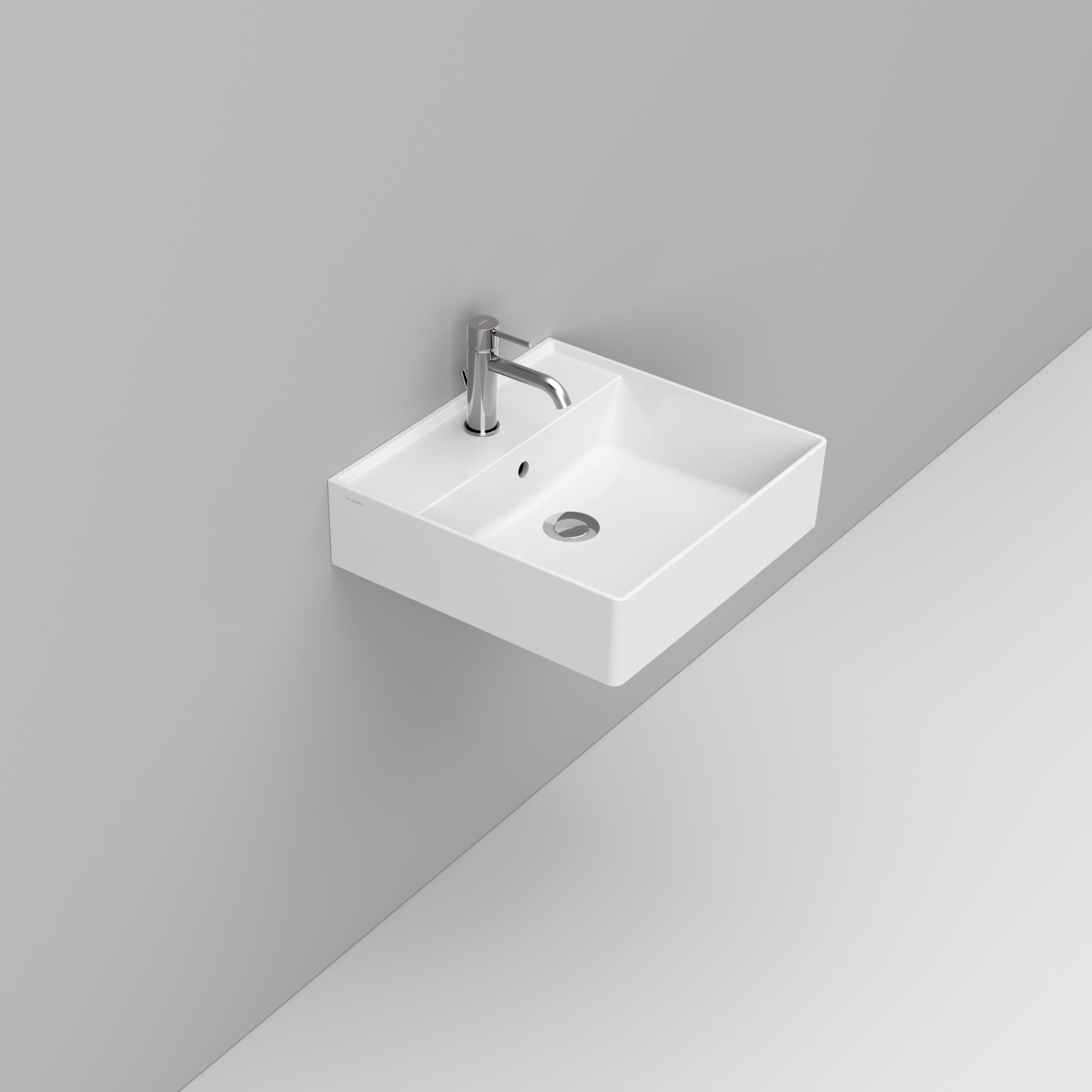 Керамический подвесной одиночный квадратный умывальник Ceramica Dolomite несколько ARCH-00111249 - Вид №5