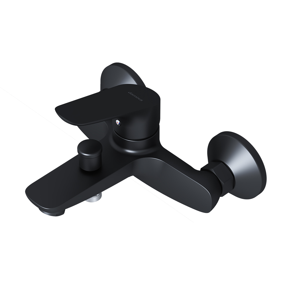 771000300 смеситель для ванны/душа черный Damixa Origin Bit  - Вид №2