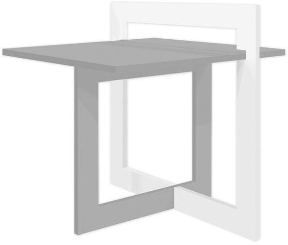 LAS Прямоугольный журнальный столик из мдф sun-id-1419212 - Вид №1