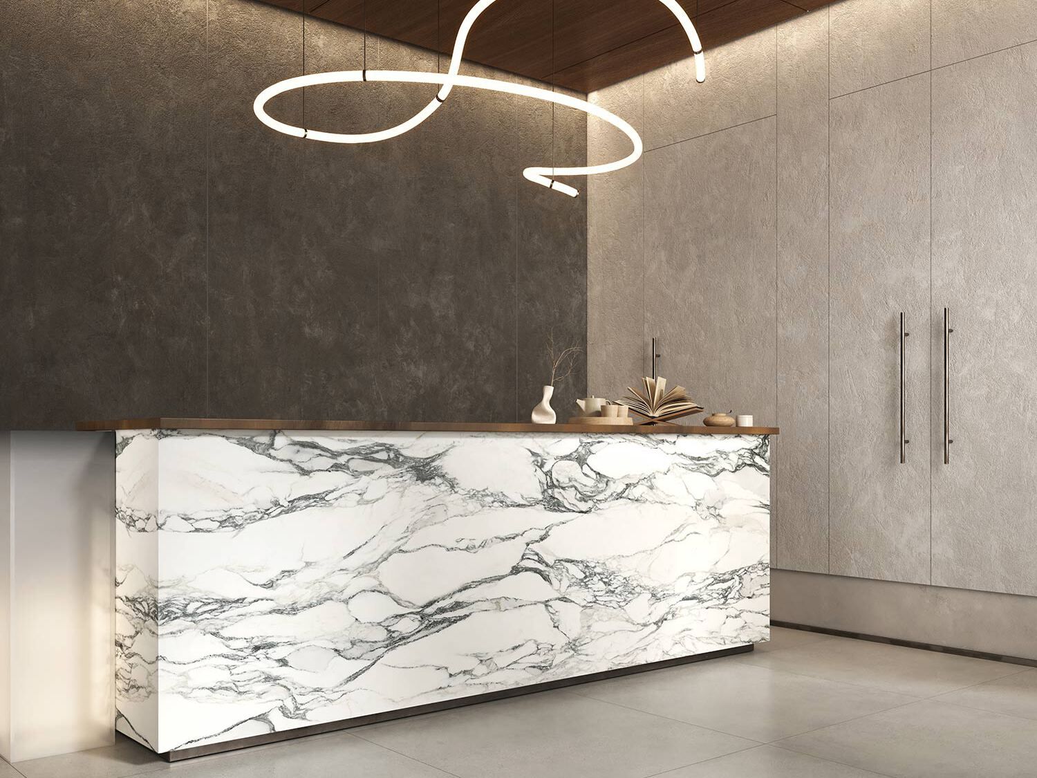 Ультратонкая алюминиевая декоративная панель Tecnografica CEMENTO PICASSO ARCH-00042303