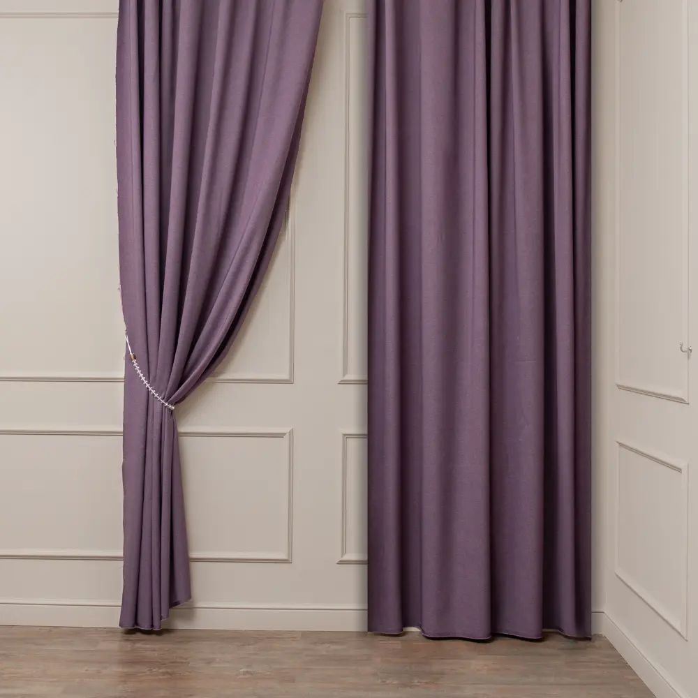 ЛТ ткань 1 п/м лен однотонный genevra фиолетовый 22 300 см TEX REPUBLIC STLM-2080030