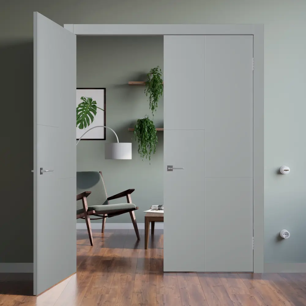 BELWOODDOORS Межкомнатная дверь Лацио в эмалевом покрытии серого цвета 85324558 STLM-0061422 - Вид №5