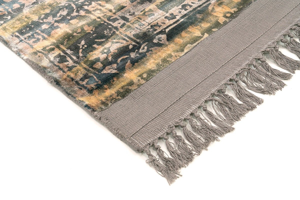 Ковер прямоугольный серо-зеленый 300х200 см Blush Elmwood CARPETDECOR ДИЗАЙНЕРСКИЕ, HANDMADE 00-3893135 Зеленый;серый  - Вид №1