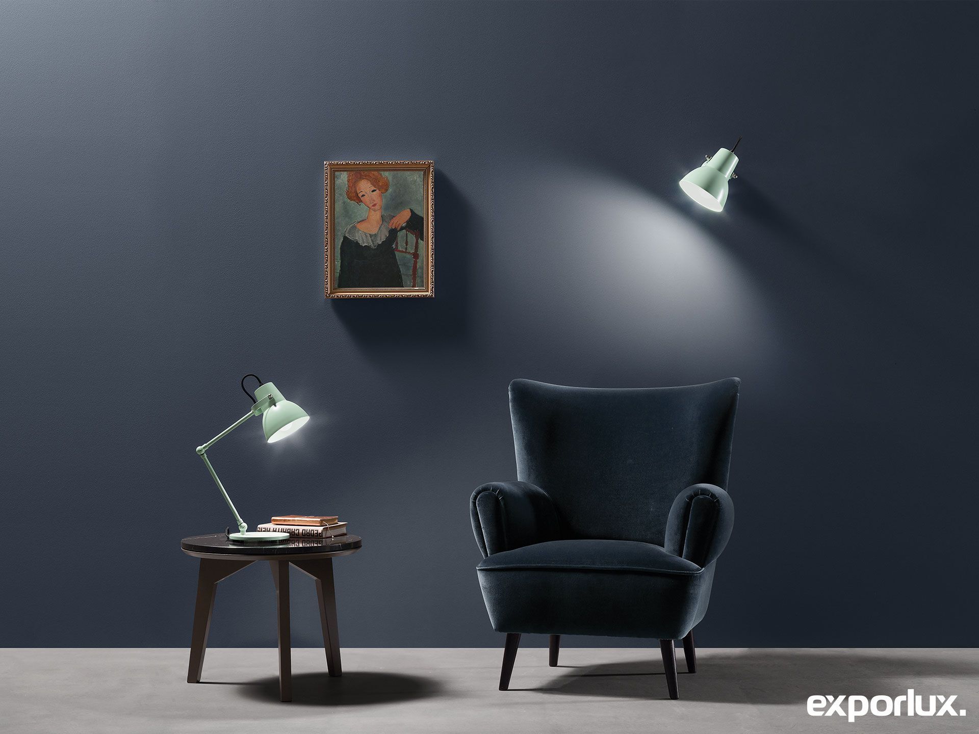 Термокрытая алюминиевая регулируемая светодиодная настольная лампа Exporlux BIG SA ARCH-00074631 - Вид №4