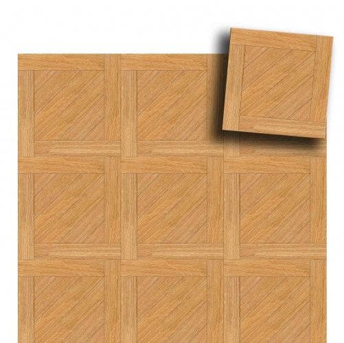 Художественный паркет Da Vinci Щитовой 26-464 Дуб (Гладкая) 500х500 мм 26010464 - Вид №1