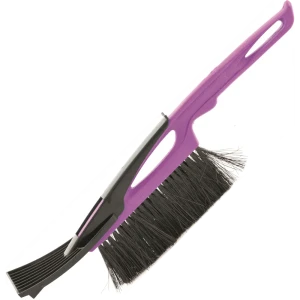 Щётка-сметка для снега со скребком Sparta 400 мм цвет фиолетовый