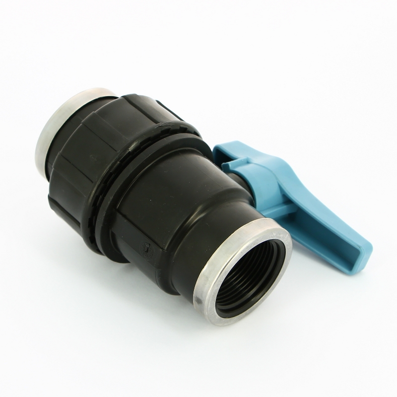 Кран ВВ Unidelta 1"1/4 для труб ПНД полипропилен PP-B 1073005005001 - Вид №1