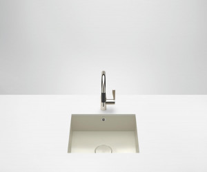 38500002-78 Одинарная мойка - песочный глянцевый Dornbracht Кухонные раковины из глазурованной стали