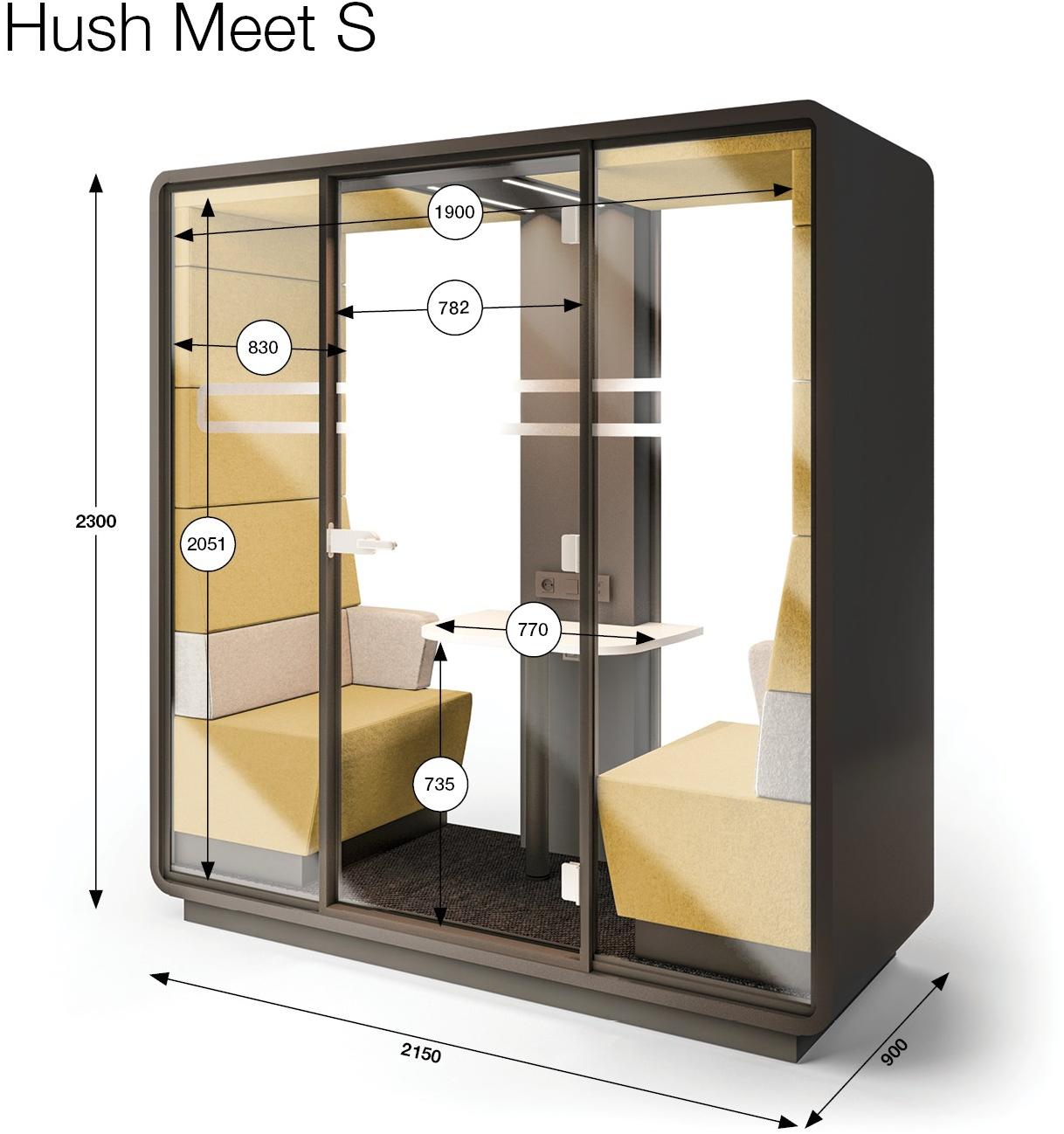 Mikomax Smart Office Акустическая офисная будка Hush sun-id-1369446 - Вид №19