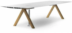 BD Barcelona Design Стол для переговоров с системой управления кабелями Extrusions