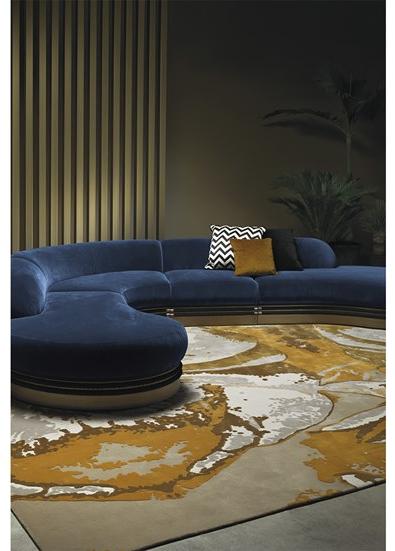 Gianfranco Ferré Home Модульный тканевый диван Alexander Alx.213.a - Вид №6