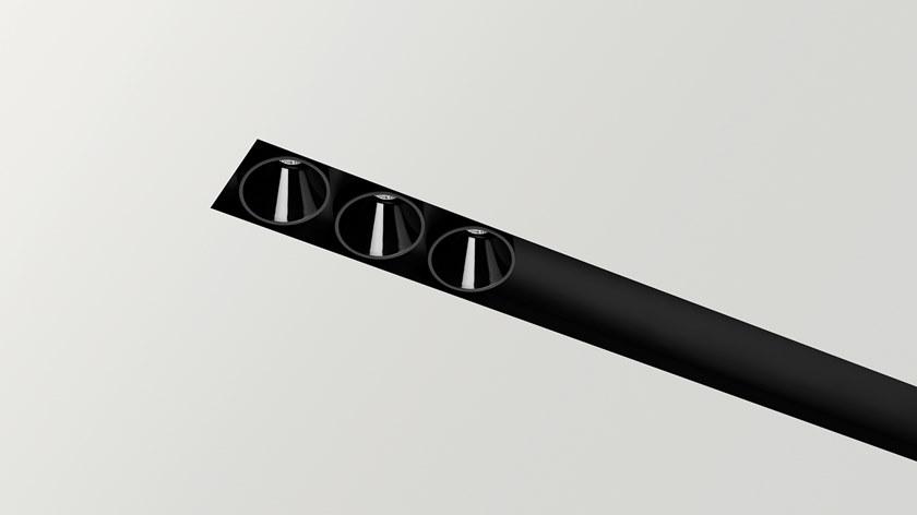 Arkoslight Алюминиевый потолочный линейный световой профиль для точечных светильников Black foster custom sun-id-1455112 - Вид №3
