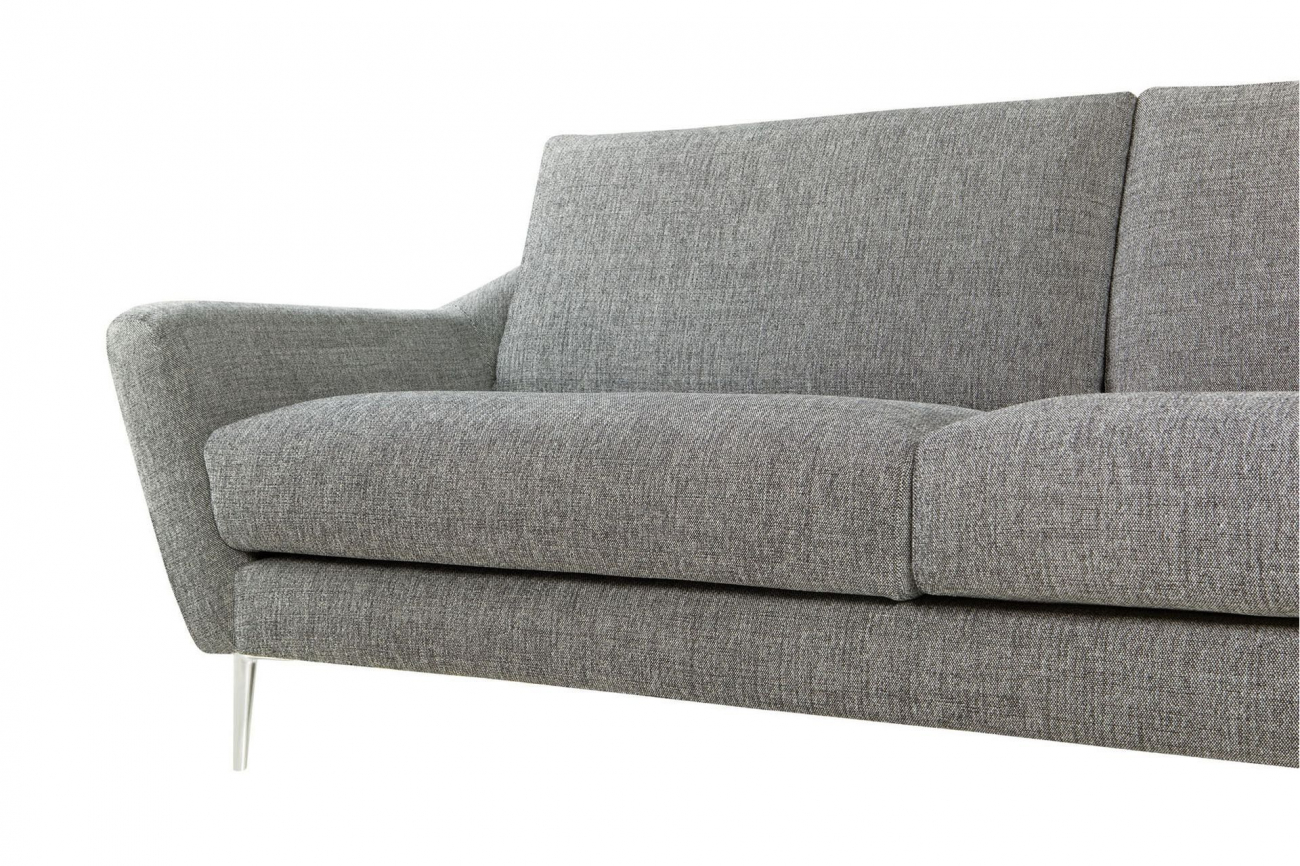 Диван трехместный прямой серый Agda SITS AGDA 191855 Серый  - Вид №5