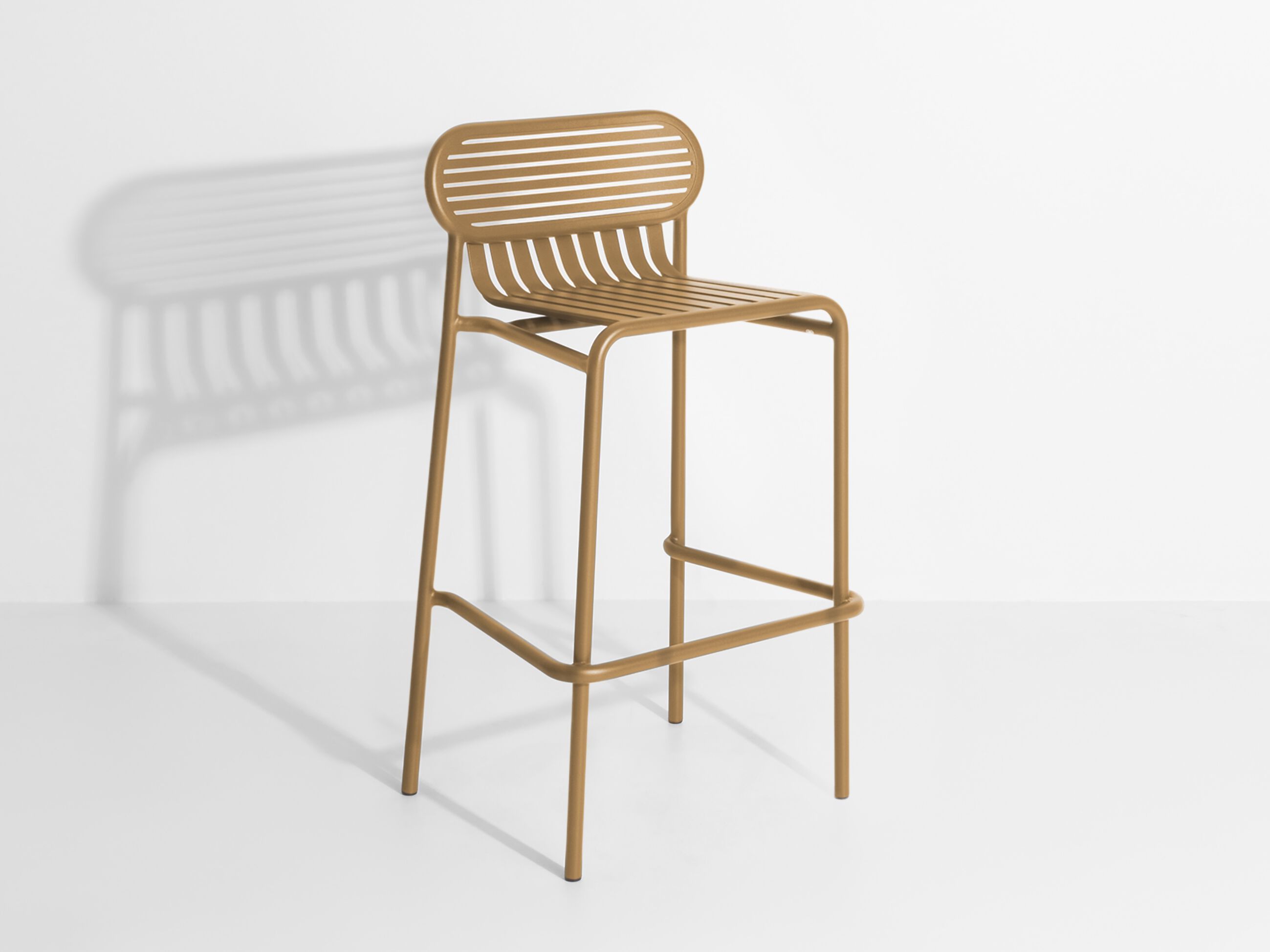 Алюминиевый высокий стул с порошковым покрытием с подставкой для ног Petite Friture WEEK-END ARCH-00135780 - Вид №9