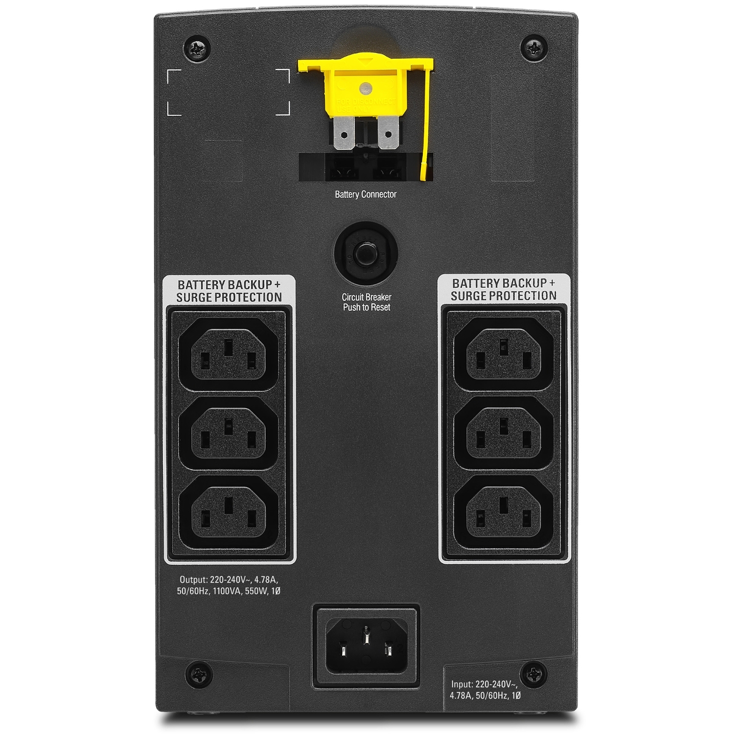 BX1100LI ИБП APC Back-UPS 1100 ВА, 230 В, авторегулировка напряжения, розетки IEC Schneider Electric 