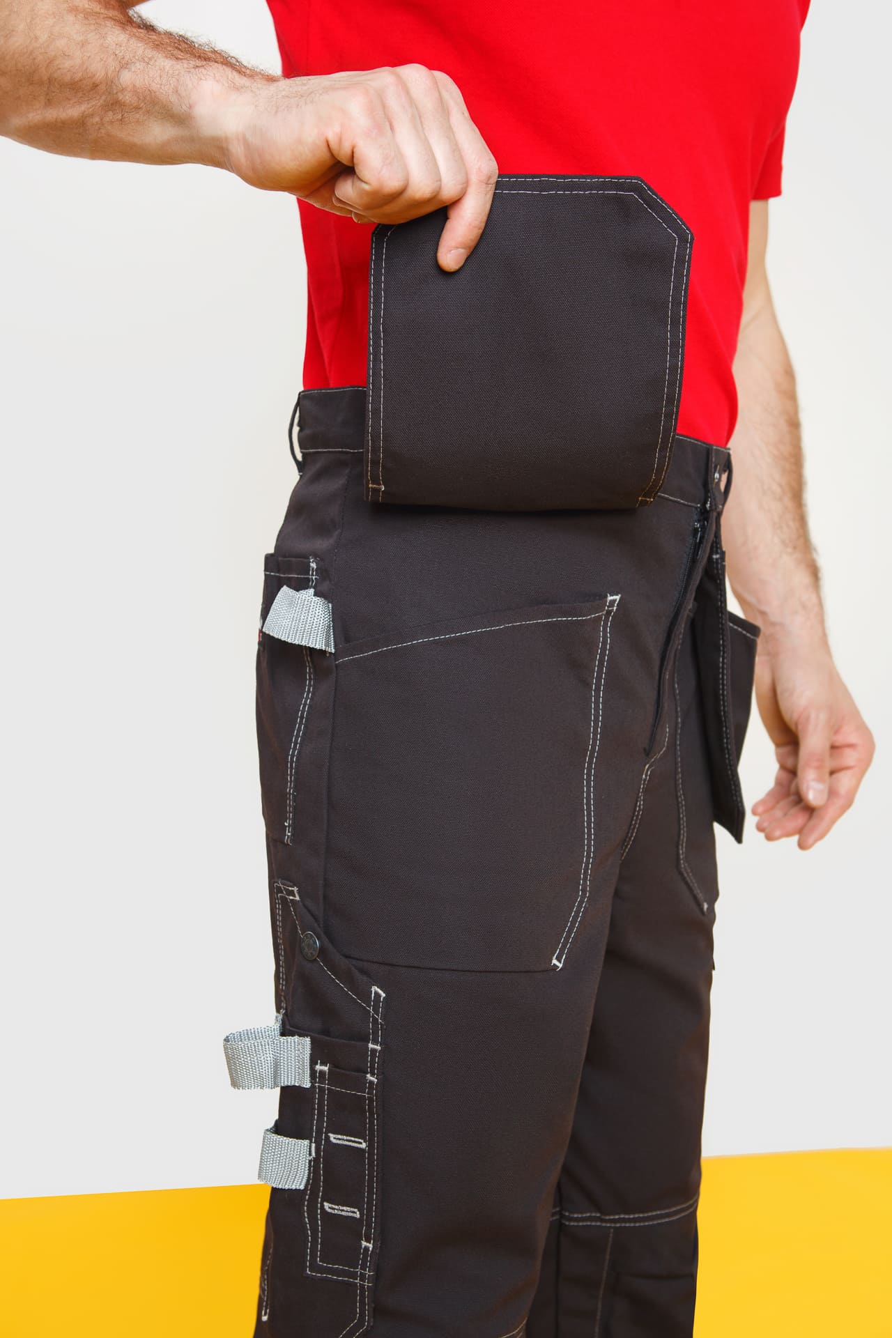 62052 Брюки  черные Union Space  Летняя спецодежда  размер 56-58/170-176  - Вид №6