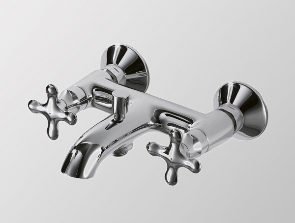 Смеситель для ванны с коротким изливом БЕЗ аксессуаров SUMMER RAIN F677111C-01 bravat - Вид №1