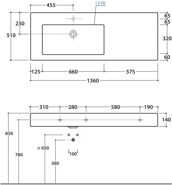 Накладная раковина на столешницу  овальная Ceramica Globo INCANTHO sun-id-1391291 - Вид №15