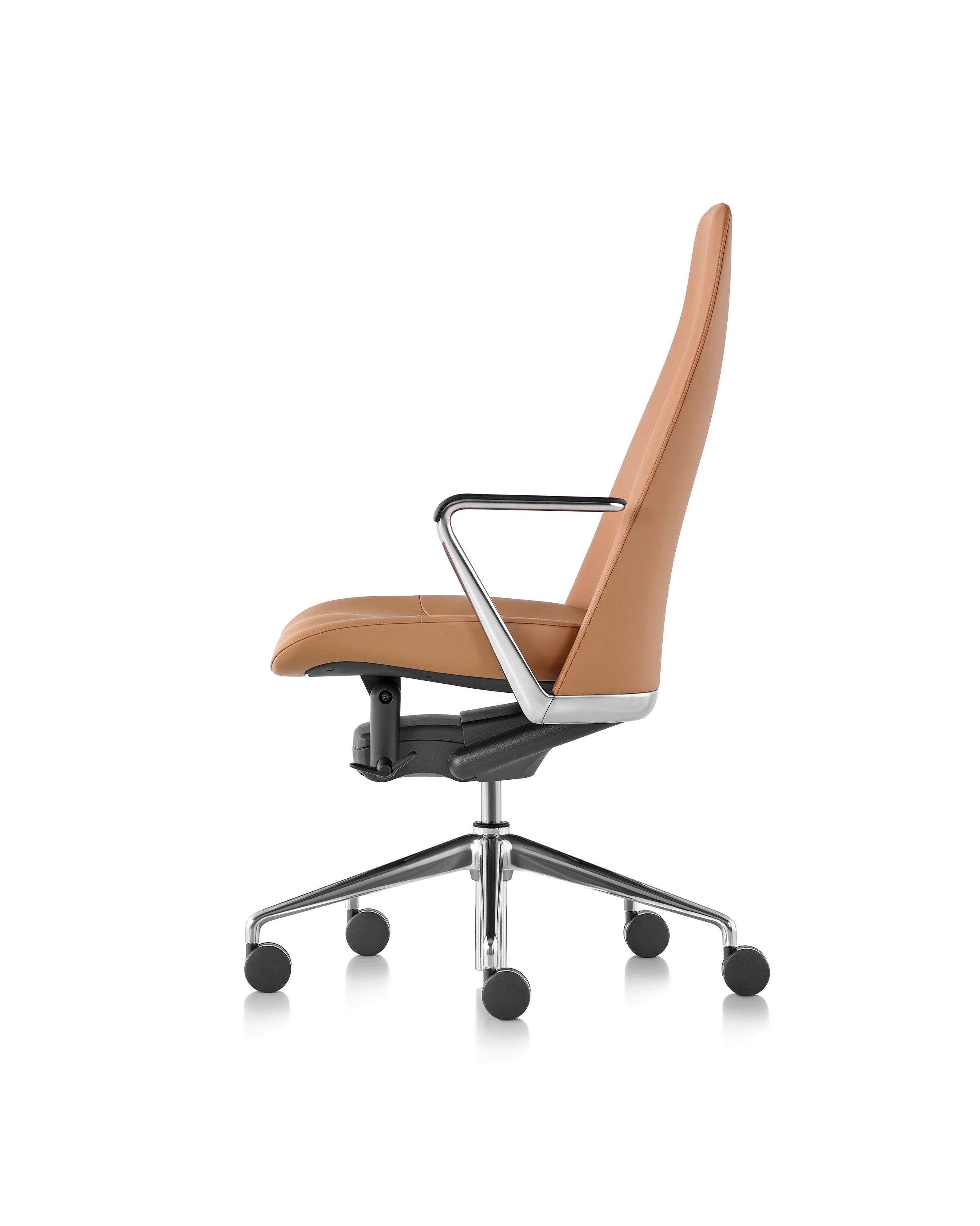 Кожаное вращающееся офисное кресло с высокой спинкой Herman Miller конус ARCH-00106072 - Вид №12