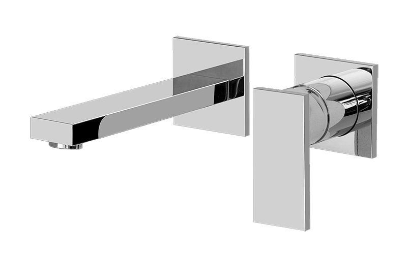 E-3735-LM31W-T Смеситель для умывальника настенный из 19cм носикем - внешние элементы GRAFF Solar
