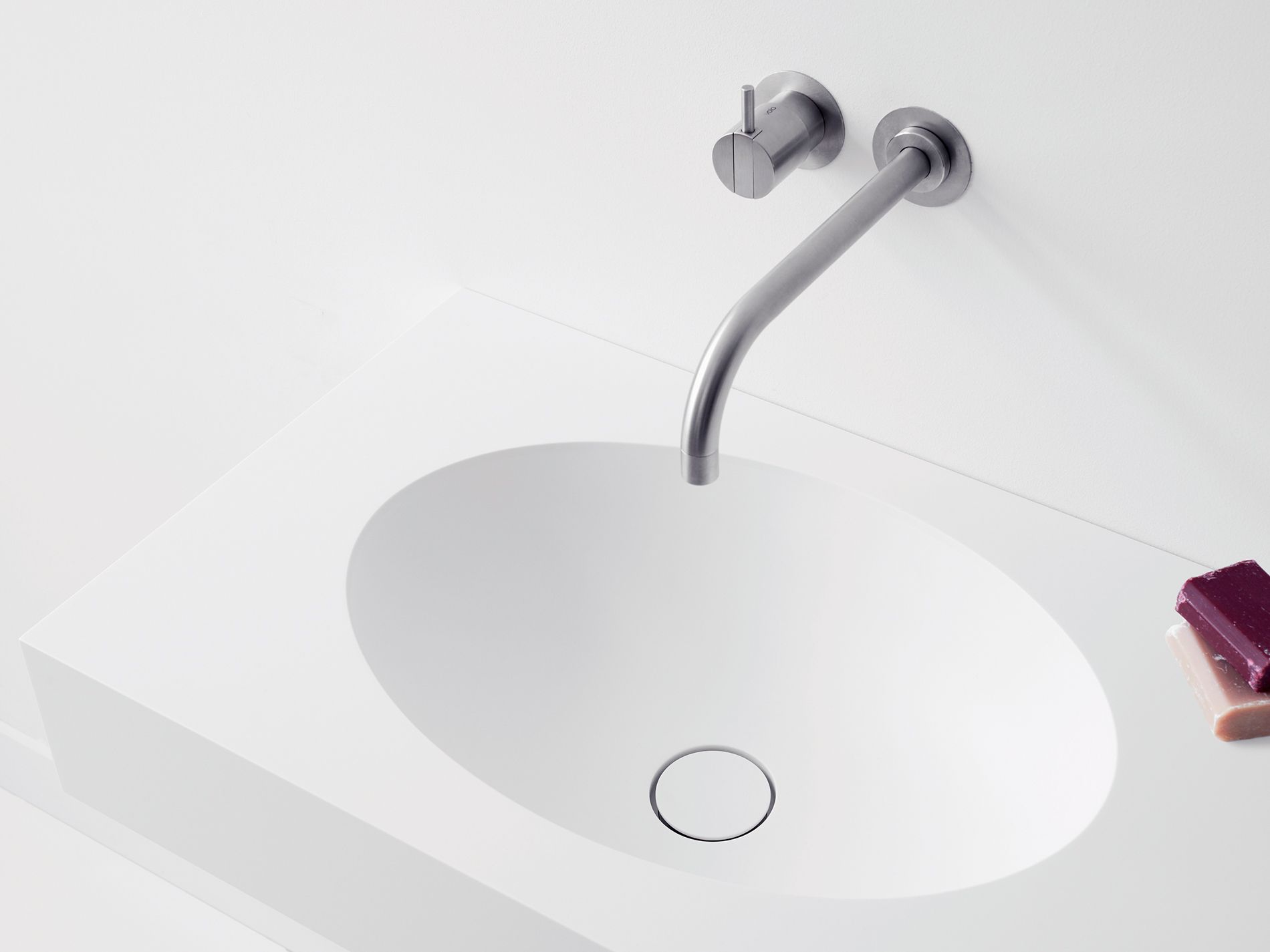 Прямоугольный подвесной умывальник в HIMACS Not Only White ARCH-00075135