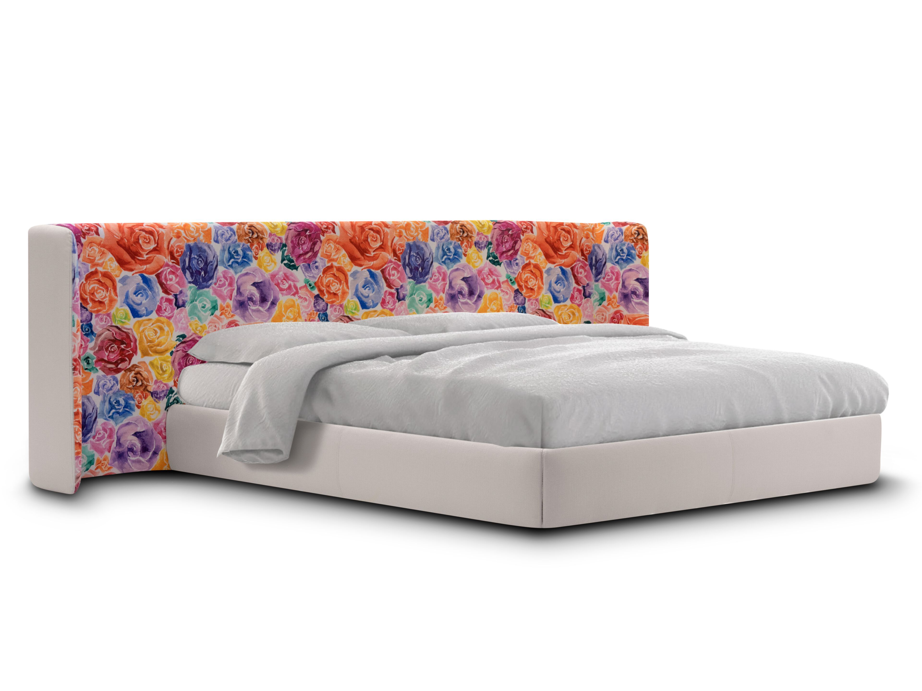 Двуспальная кровать из ткани с мягким изголовьем Formitalia LEJLA LARGE ARCH-00089098