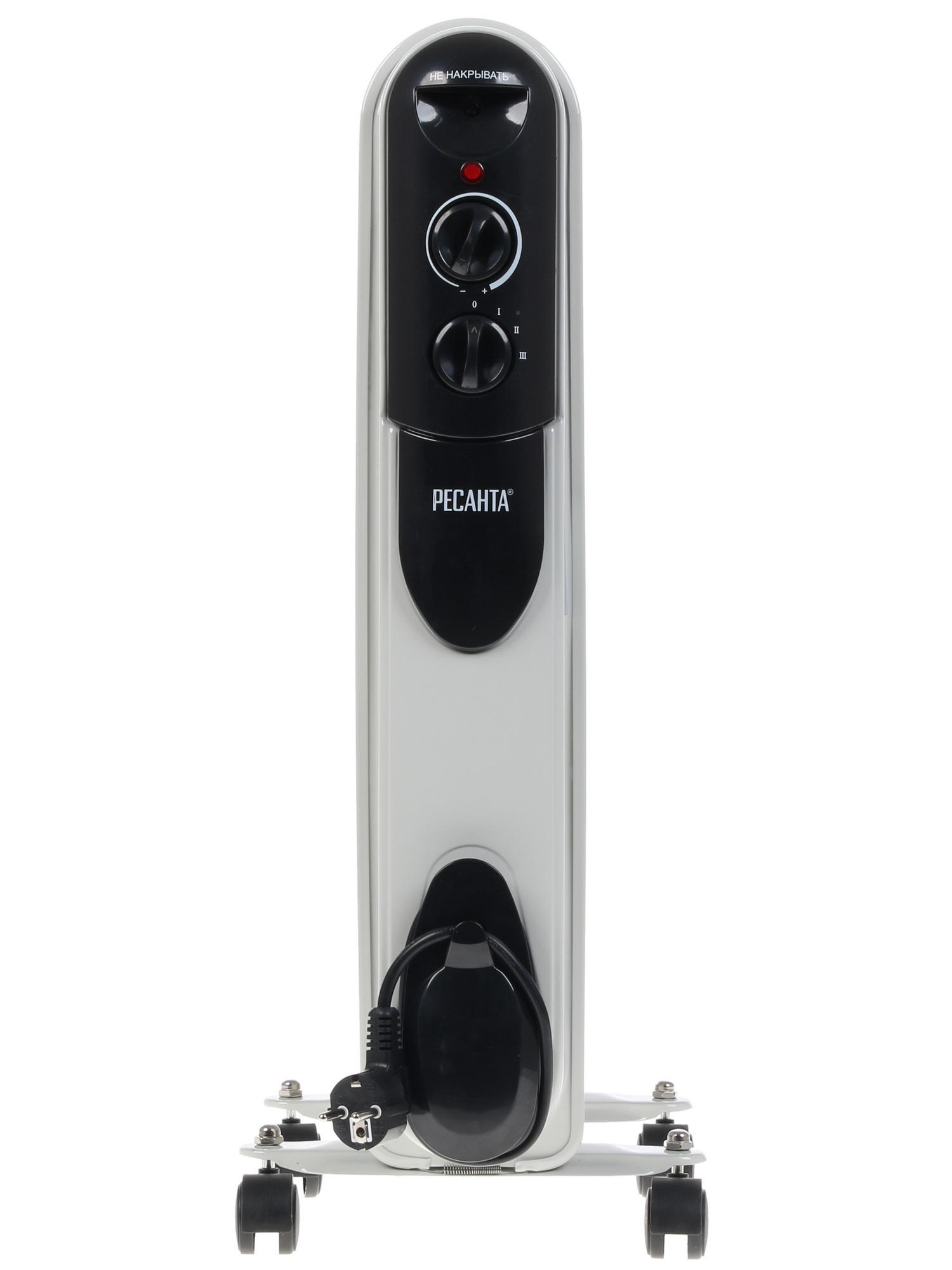 1076916 Масляный обогреватель Ресанта ОМПТ-7Н белый STDN-0080475 - Вид №1