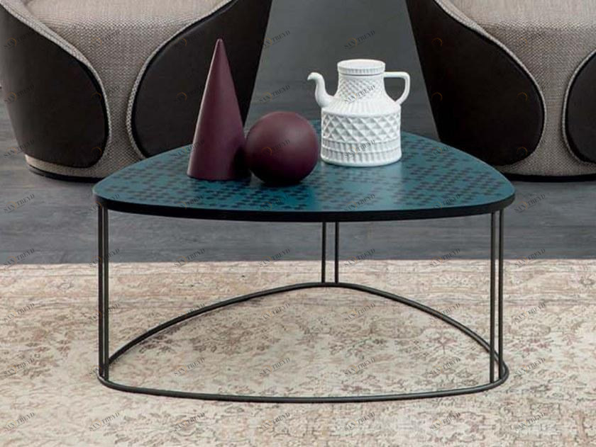 Tonin Casa Треугольный журнальный столик из мдф для гостиной  T6235 - t6236 