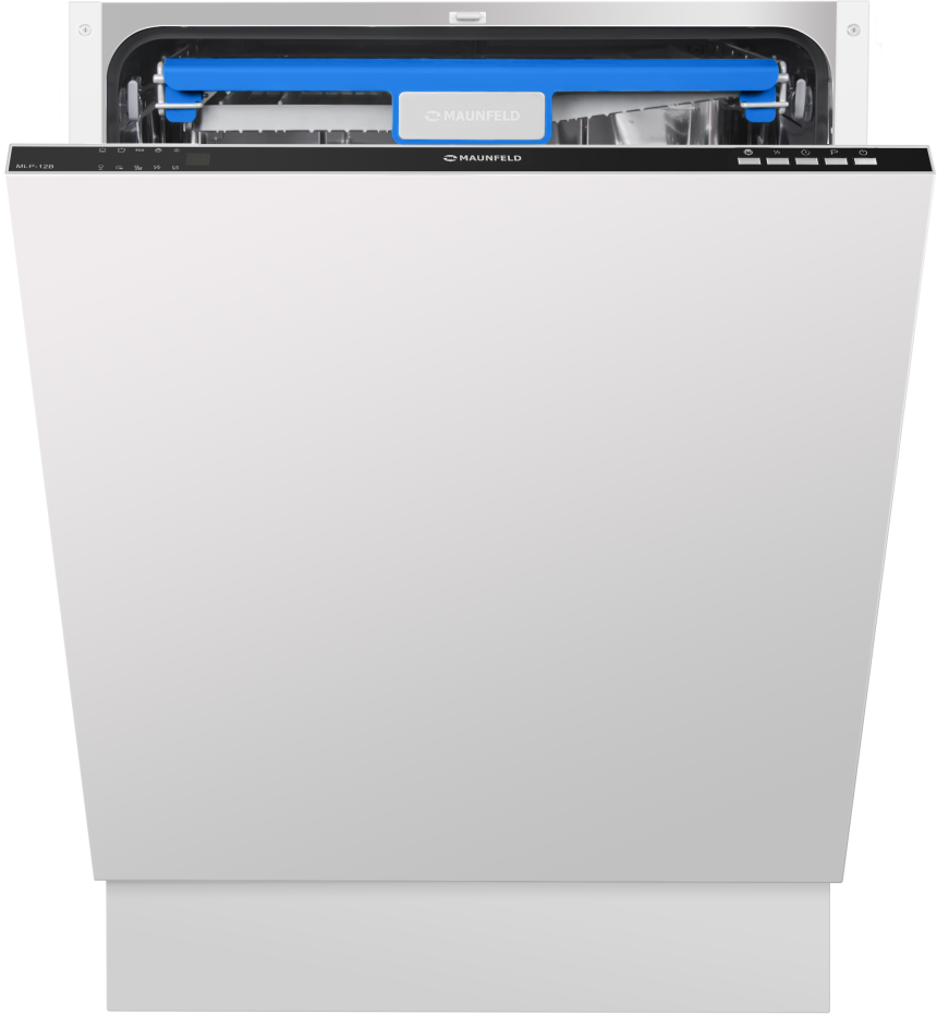 MLP 12B Посудомоечная бытовая машина mlp-12b/ полноразмерная, • тип установки: полновстраиваемая 60см • количество комплектов: 14 • управление: электронное с цифровым дисплеем "cold white» • количество программ: 7 (стекло, интенсивная, стандартная, эко, 9 Santreyd 