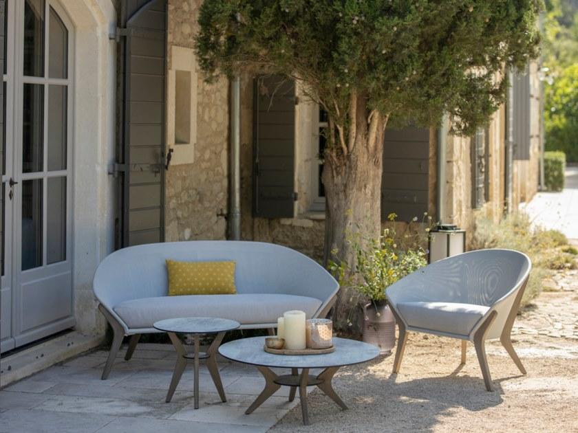 Les jardins Круглый деревянный журнальный столик Selva Ta08100 - Вид №1