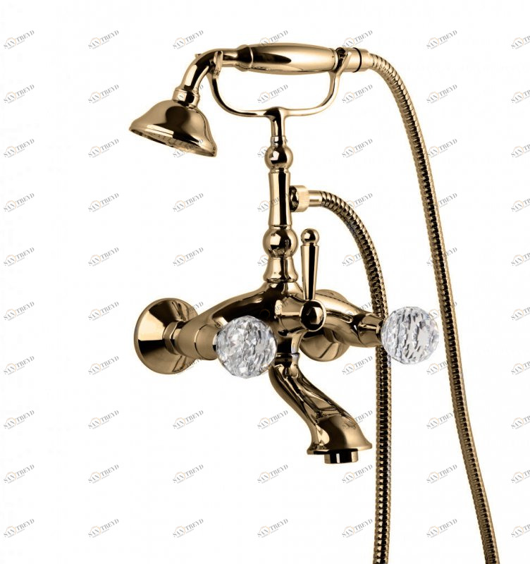 Смеситель для ванны с ручным душем Cezares ATLANTIS-VD-02-Sw/M