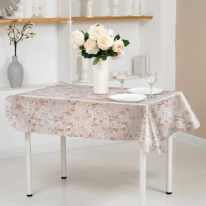 Скатерть Сакура 392-2 квадратная 137x160 см цвет бежевый