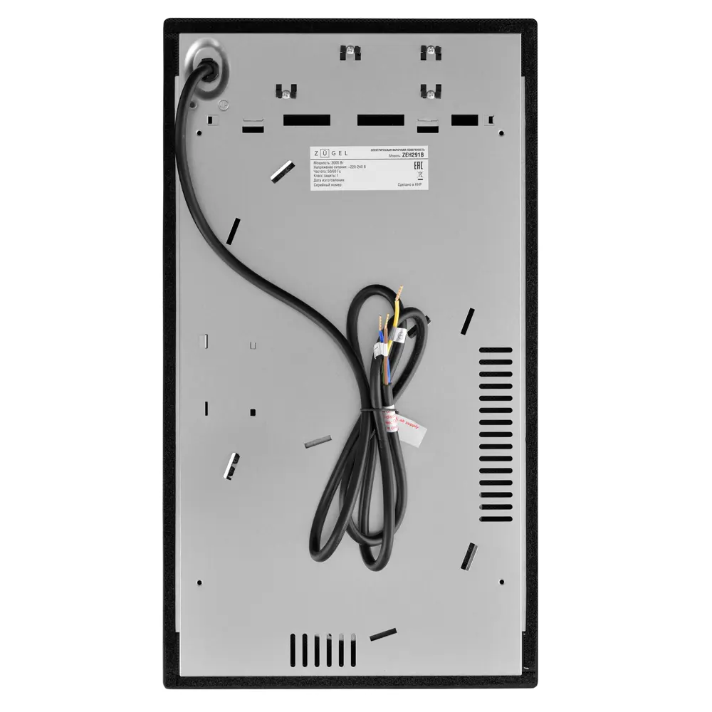 Стеклокерамическая варочная панель Zugel ZEH291B 29x5.2x52 см 2 конфорки цвет черный STLM-2123445 - Вид №3