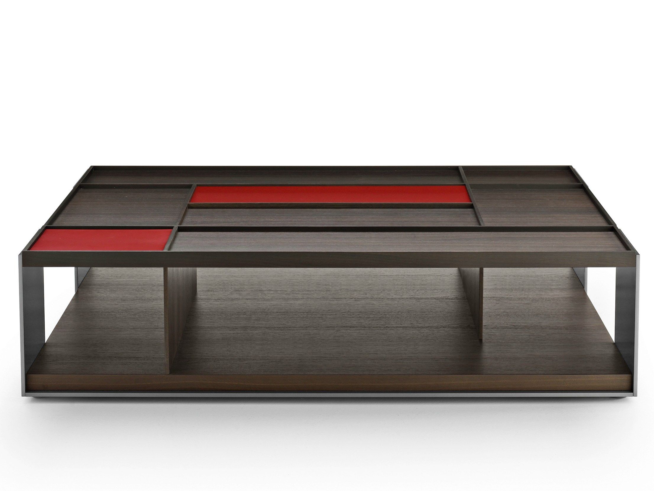 Деревянный прямоугольный низкий журнальный столик B&B Italia ARCH-00139830 - Вид №13