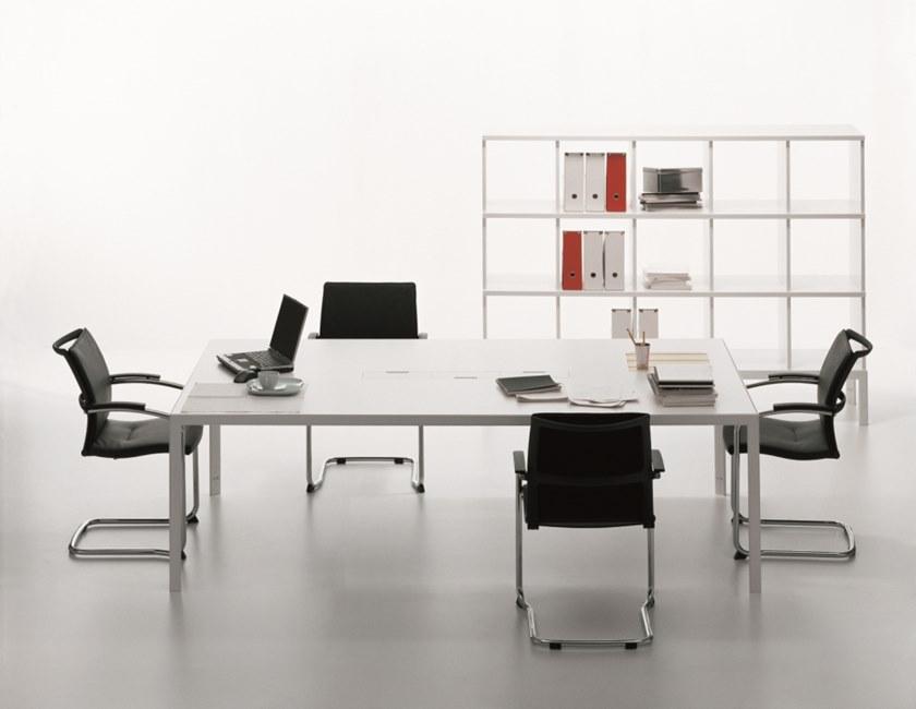 Elitable Рабочий стол из лакированного дерева Cube sun-id-1406883 - Вид №5