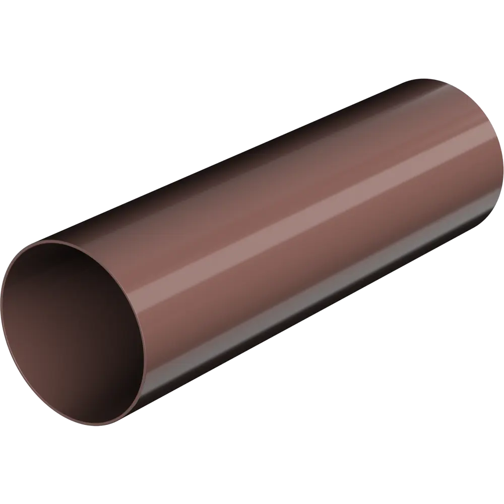 Труба водосточная Технониколь Оптима 80 мм 3 м цвет коричневый STLM-2048010