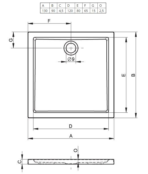 DA0200500000000 Поддон Riho Zurich Santreyd - Вид №1
