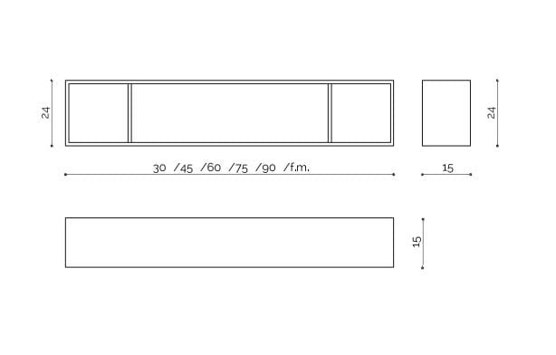 Полка для ванной комнаты Corian® Acquapazza Corian ® elements ARCH-00035632 - Вид №3