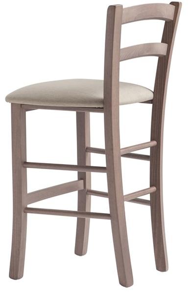 Palma Высокий табурет из бука со спинкой Venezia 42ab.i2 - Вид №2