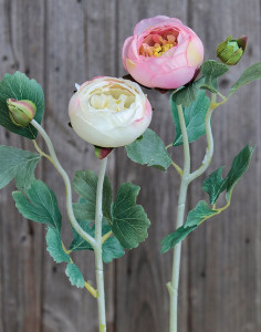 9854 755 a3 Лютик искусственный, 44 см, бежево-розовый H-andreas