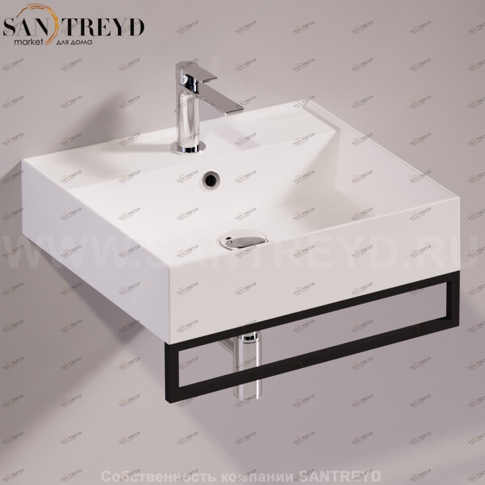 Полотенцедержатель для раковины AGILE черный Simas AGF51NEROMATT