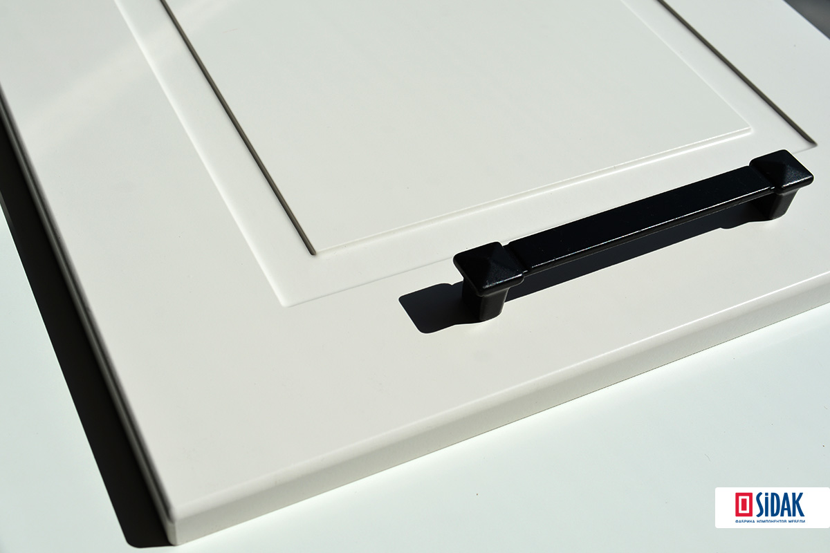 Фасады для кухни Модерн Фрезеровка «Ла Дефанс» Дуб бонифачо глянец ПЭТ №232 SIDAK SIST3714-9856 - Вид №1