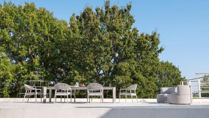 Varaschin Садовый стол раздвижной из hpl Dolmen 182l - Вид №2