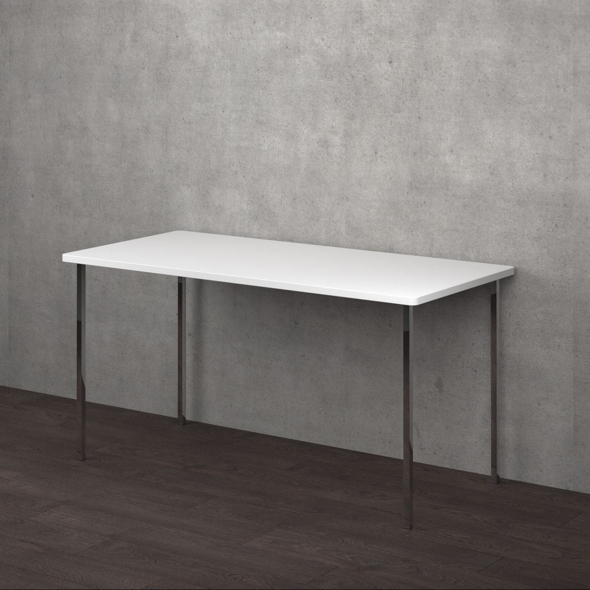 Опора мебельная квадратная , 800x25x25 мм, хром LJPS0256 Public Steel Россия  - Вид №1