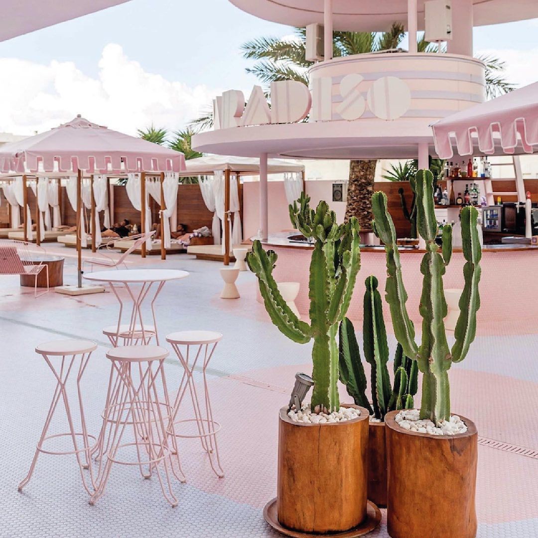 Стальной высокий круглый садовый стол iSimar ARCH-00002745 - Вид №1