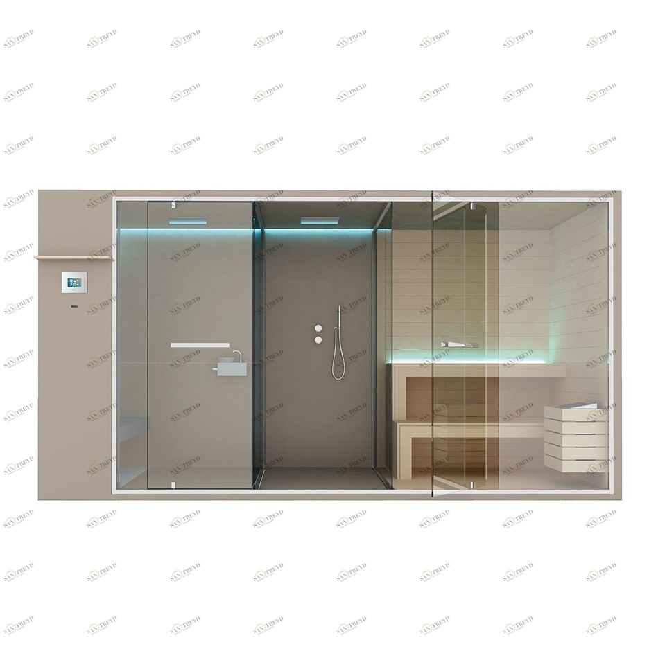 Спа: Хамам с душем Душевая Сауна  400 УГЛОВАЯ ETHOS Gruppo Geromin SSAET5E1DH