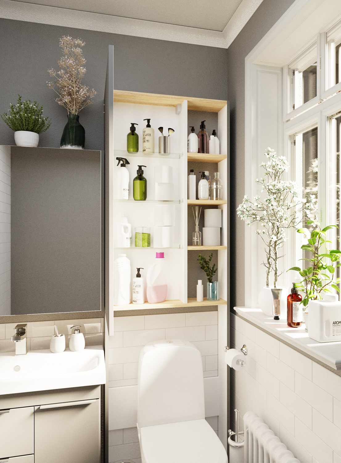 У92548 Шкаф Gaula 60Н 1д.Black 1 Marka Gaula  - Вид №3