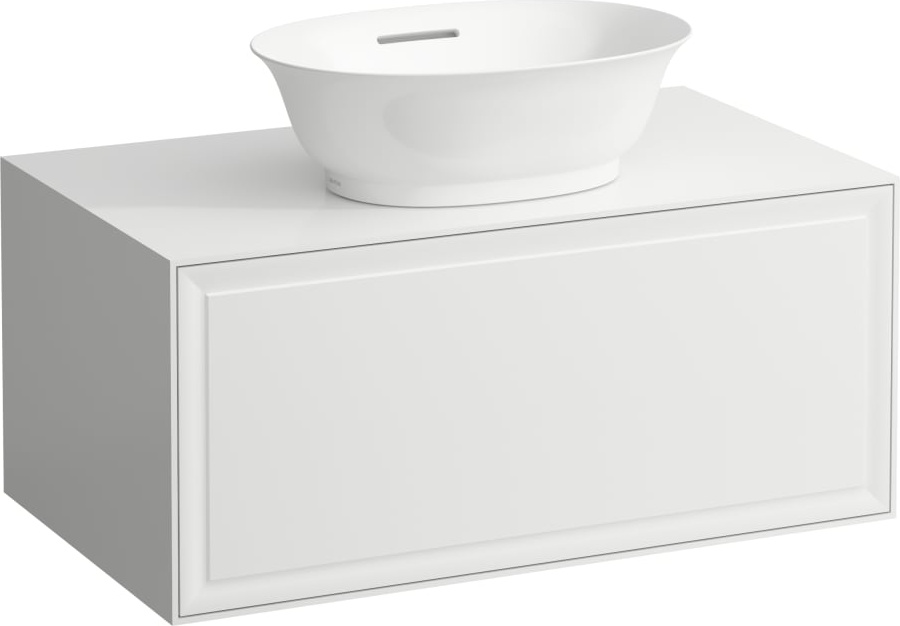 H4060110856281 Шкафчик 800, 1 ящик, с отверстием в центре, совместим с раковиной-чашей 812850, 812851, 812852, 812853 LAUFEN PRO